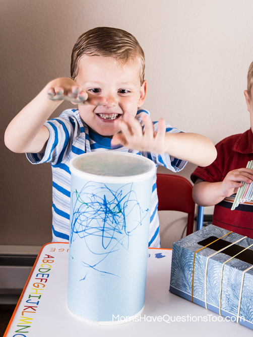 Toddler Music Activity: Homemade Instruments - Moms Have Questions Too