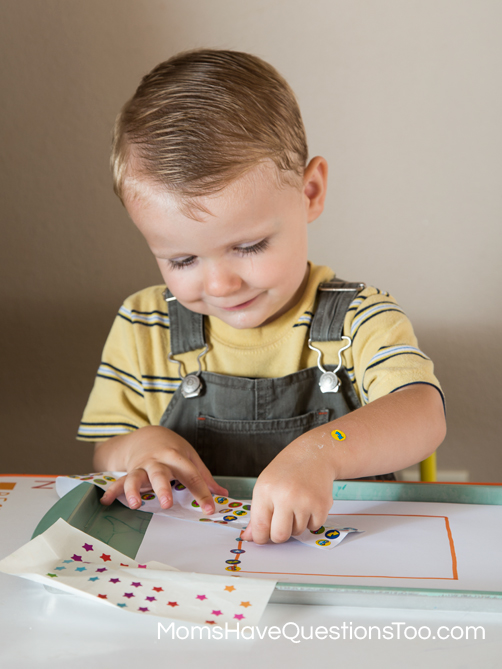 Square Tot Trays for Toddler Learning