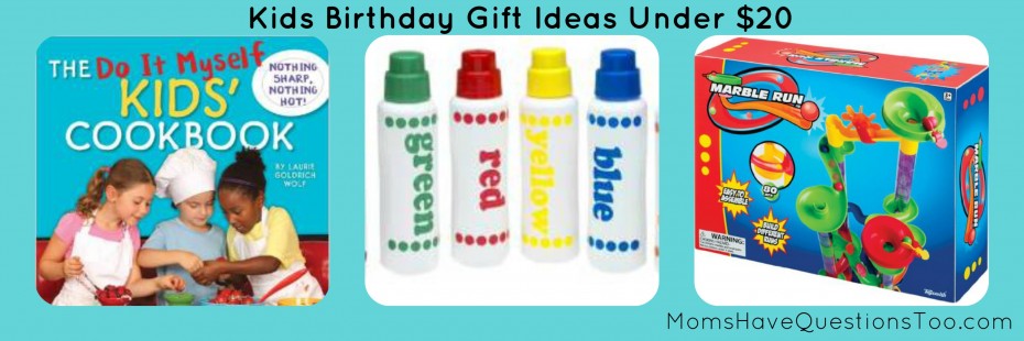 Inexpensive Birthday Gift Ideas for Kids