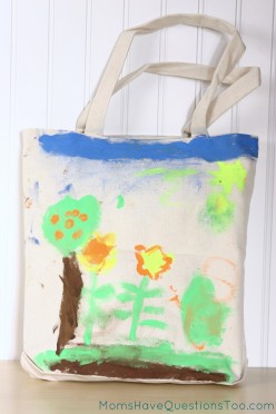 Paint a Canvas Bag for the Library