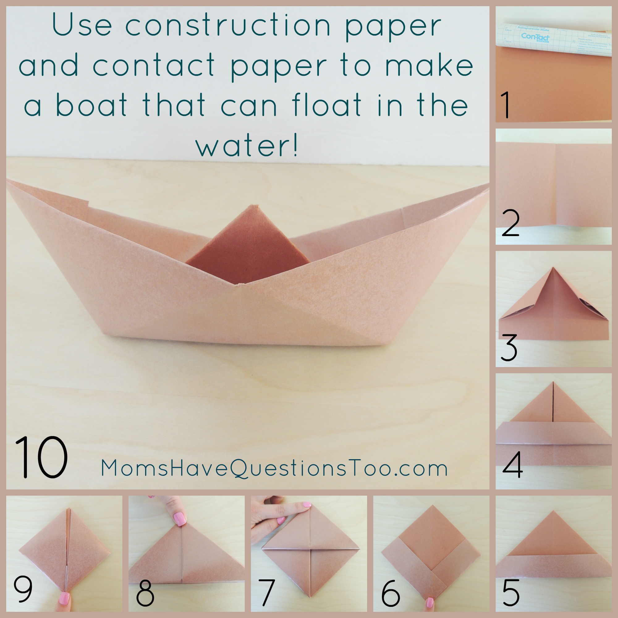 Origami Boat and Pirate Ship Craft